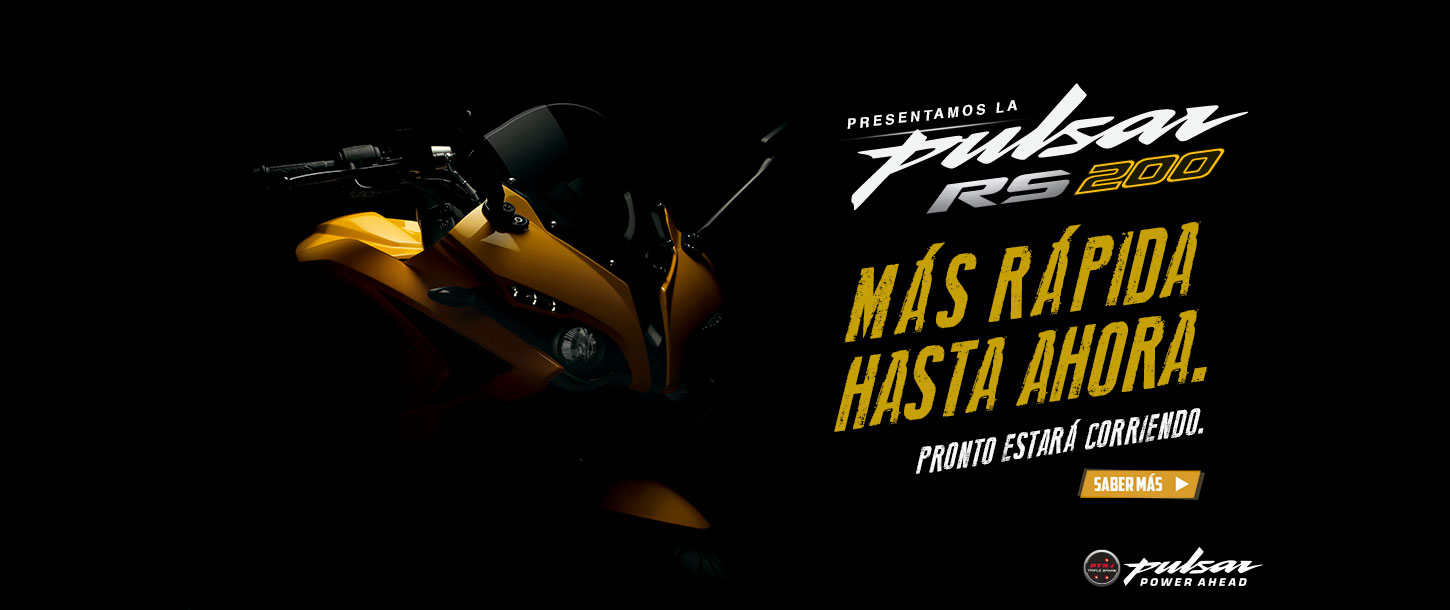 Presentamos la Pulsar RS 200 más rápida hasta ahora. Pronto estará corriendo.